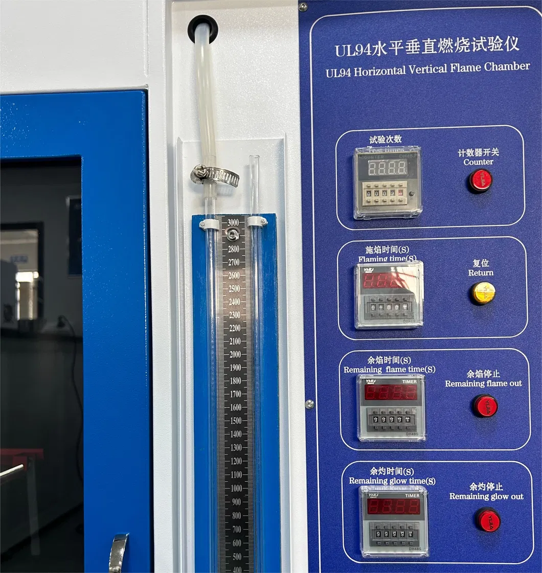 ল্যাবরেটরি ইউএল৯৪ ফ্লেম টেস্ট অ্যাপারেশন প্লাস্টিকের জন্য জ্বলন চেম্বার পরীক্ষক 3